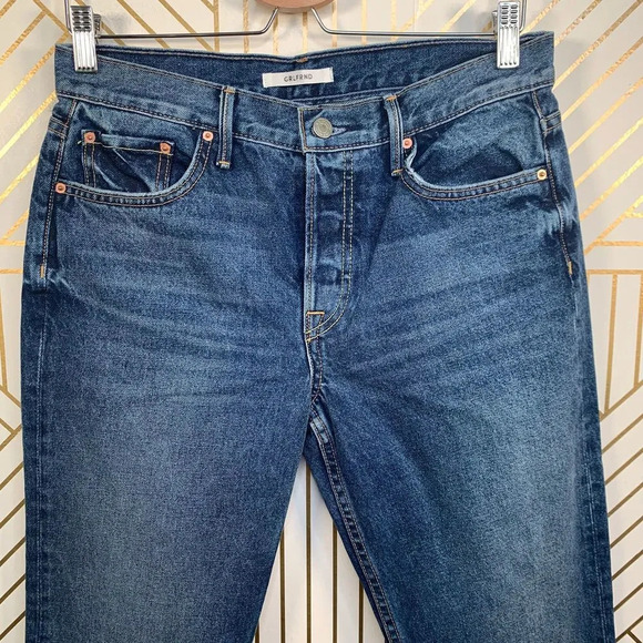 GRLFRND Tatum Crop Flare Jeans in‎ Only Lies Wash - Picture 3 of 11